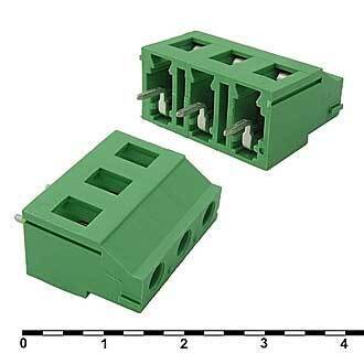 Клемник терминальный DG129-7.62-3